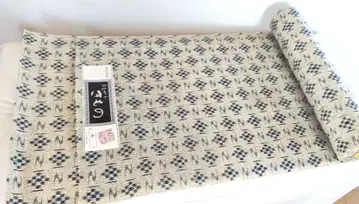 기모노 옷감 기하학 패턴 베이지 계열