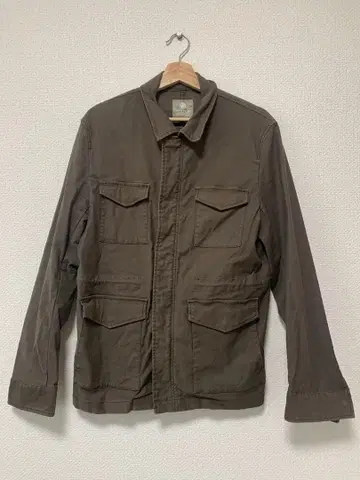 나노 유니버스 nano 다크 브라운 밀리터리 자켓