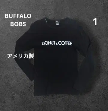 BUFFALO BOBS DONUTS & COFFE 1 블랙 y2k 락