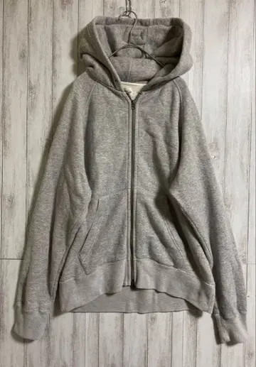 24SS 론 헤르만 Fleece Sweat Zip Hoodie 그레이