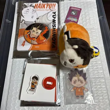 하이큐 니시노야 유우 모찌모찌 마스코트 지로리 아크릴 스탠드 캔뱃지