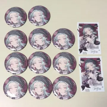 니지산지 겐게츠 토지로 Sweet Floaties 캔뱃지 폴라로이드 카드