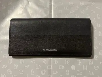 Calvin Klein 장지갑 네이비 블랙