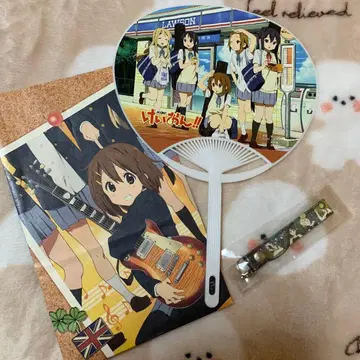 케이온! 부채 봉투 스트랩 굿즈 애니메이션 세트