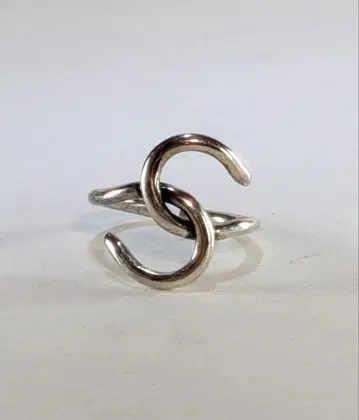 실버 925 S자형 반지 조정 가능
