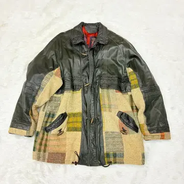 구제 의류 MUNPER 스페인산 양가죽 가죽 자켓