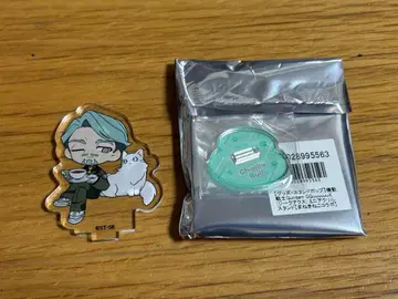 샤리아 블루 미니 캐릭터 아크릴 스탠드 복 고양이 지크 액스