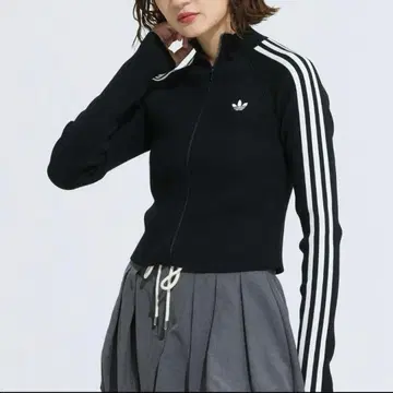 아디컬러 쓰리 스트라이프스 슬림 니트 트랙 아디다스 오리지널