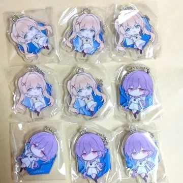 츠무기 벤더스 시즈히사 아크릴 키체인 9개 세트 서머포켓