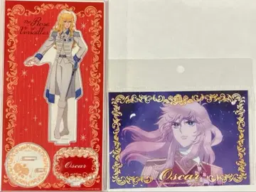 베르사이유의 장미 오스칼 아크릴 스탠드 엽서 2장 세트