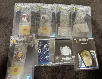 제일복권 데스노트 아크릴 스탠드, 아크릴 참 등 하위상 세트