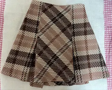 snidel 로빙 체크 미니 스커트 핑크 사이즈 1