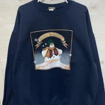 00s LEE 리 눈사람 크리스마스 네이비 트레이닝복