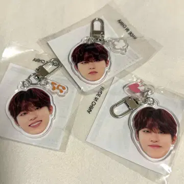 TREASURE 정우 희로애락 얼굴 아크릴 키링 캡슐 토이