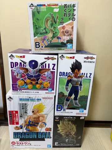 드래곤볼 제일복권 피규어 손오공 베지터 프리저 신룡 트렁크