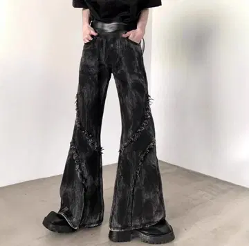 y2k opium archive 그런지 K-스타일 서브컬쳐 플레어 데님