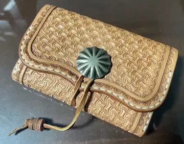 손바느질 가죽 코인 케이스