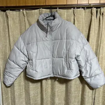 H&M DIVIDED 다운 자켓 그레이 M