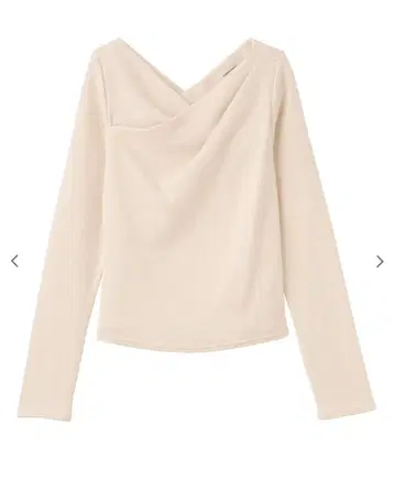 COCO DEAL 아지메넥 오프숄더 티셔츠 베이지