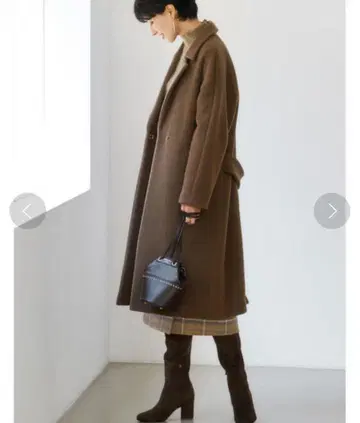 유나이티드 애로우즈 FABRICA TESSUTI 롱 체스터 코트