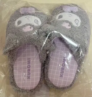 쿠로미 키즈 슬리퍼 페이스 얼굴형 어린이용 산리오