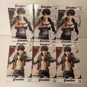 Grandista 진격의 거인 엘렌&리바이 피규어 6체 세트