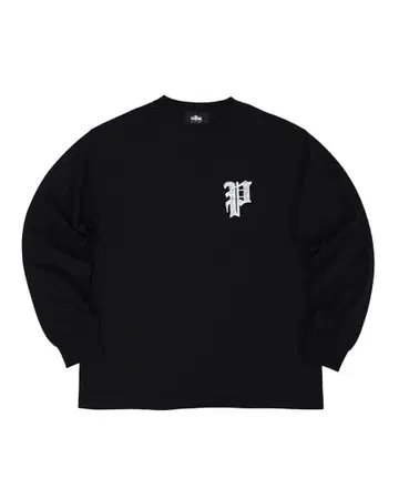블랙 긴팔 티셔츠 P/PHATRNK