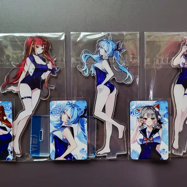 급처) 스텔라이브 비공식 리제 타비 마시로 아크릴 스탠드 & 포카 세트