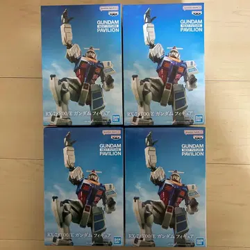 기동전사 건담 피규어 RX-78F00/E 오사카 만박 남코 4개
