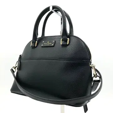 [ 새상품급 ] 케이트 스페이드 2way 백 블랙 가죽 핸드백 숄더