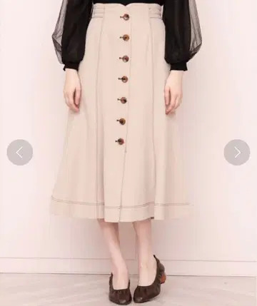 WILLSELECTION 스티치 머메이드 스커트