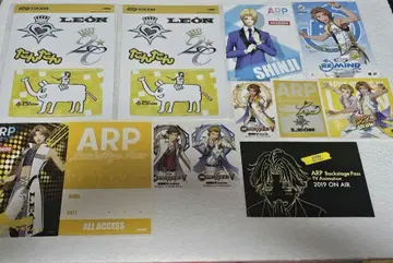 arp backstage pass 스티커 엽서 등 세트