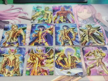 세인트 세이야 해투사 칠장군 총 10장+1장 트레이딩 카드 해외 공식