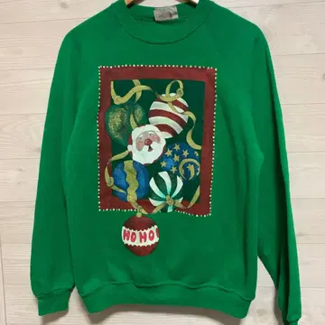 90s usa제 LEE 리 크리스마스 산타 맨투맨 트레이닝복