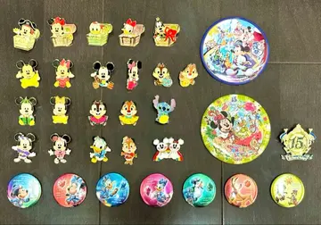 도쿄 디즈니 씨 랜드 캔뱃지 핀 배지 묶음 판매