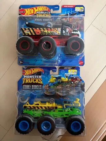 핫휠 몬스터 트럭 빅리그 2세트 미개봉품