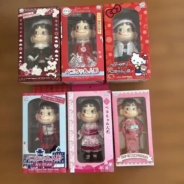 페코짱 인형 6체 세트