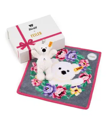 Steiff FEILER 콜라보 봉제 인형 세트