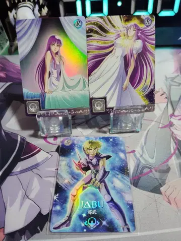 세인트 세이야 아테나 키도 사오리 & 야부키 3장 세트