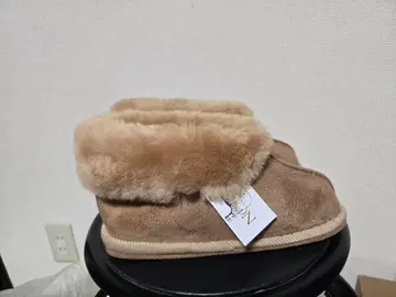 무스탕 실내화 퍼 슬리퍼