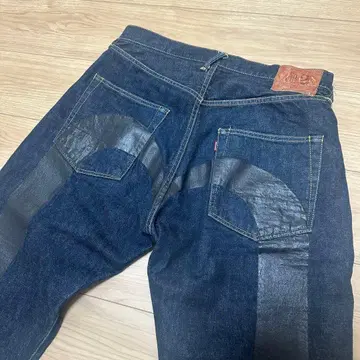 초레어 EVISU 다이 다이코쿠 36 x 35 블랙 페인트