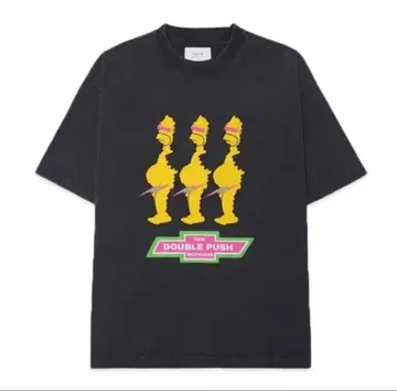 TAIN 더블 푸시 쇼트 슬리브 티셔츠