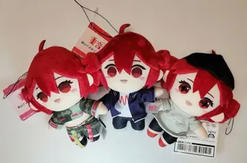 카사네 테토 봉제 인형 마스코트 전 3종 세트