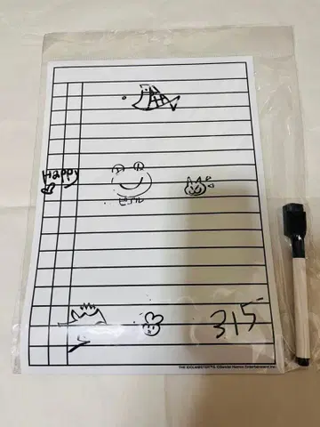 SideM 전시회 마이 데스크 화이트 보드