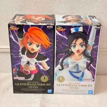 빛의 전사 프리큐어 큐어 화이트 큐어 블랙 피규어 2종 세트