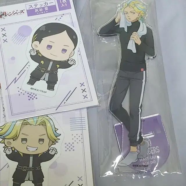 (일괄) 도리벤 도쿄리벤저스 하이타니 린도 란 아크릴 스탠드 스티커