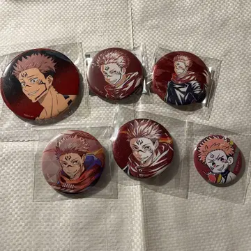 주술회전 양면 스쿠나 캔뱃지 묶음 판매