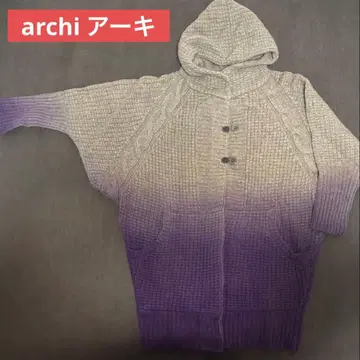 archi 아키 니트 코트