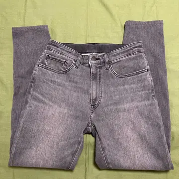 유니클로 EZY 청바지 그레이 S 사이즈