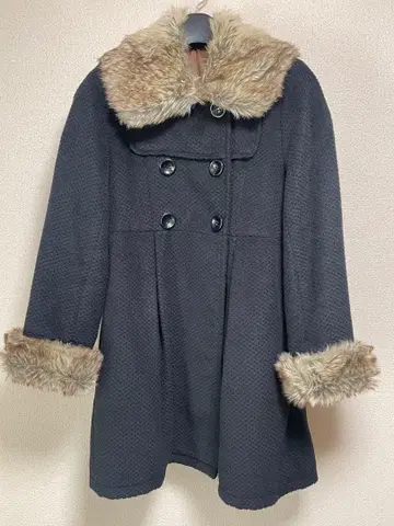 내추럴 쿠튀르 A 코트 롱 내추럴 쿠튀르 블랙